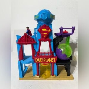 Imaginext Daily Planet Play Set Superman Building 2015 Mattel DC Comics Batman
